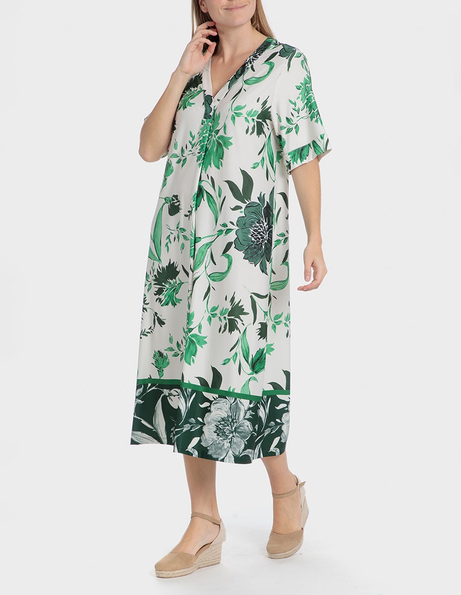 Punt Roma Vestidos Liverpool Ropa Dama Vestido Midi Casual Punt