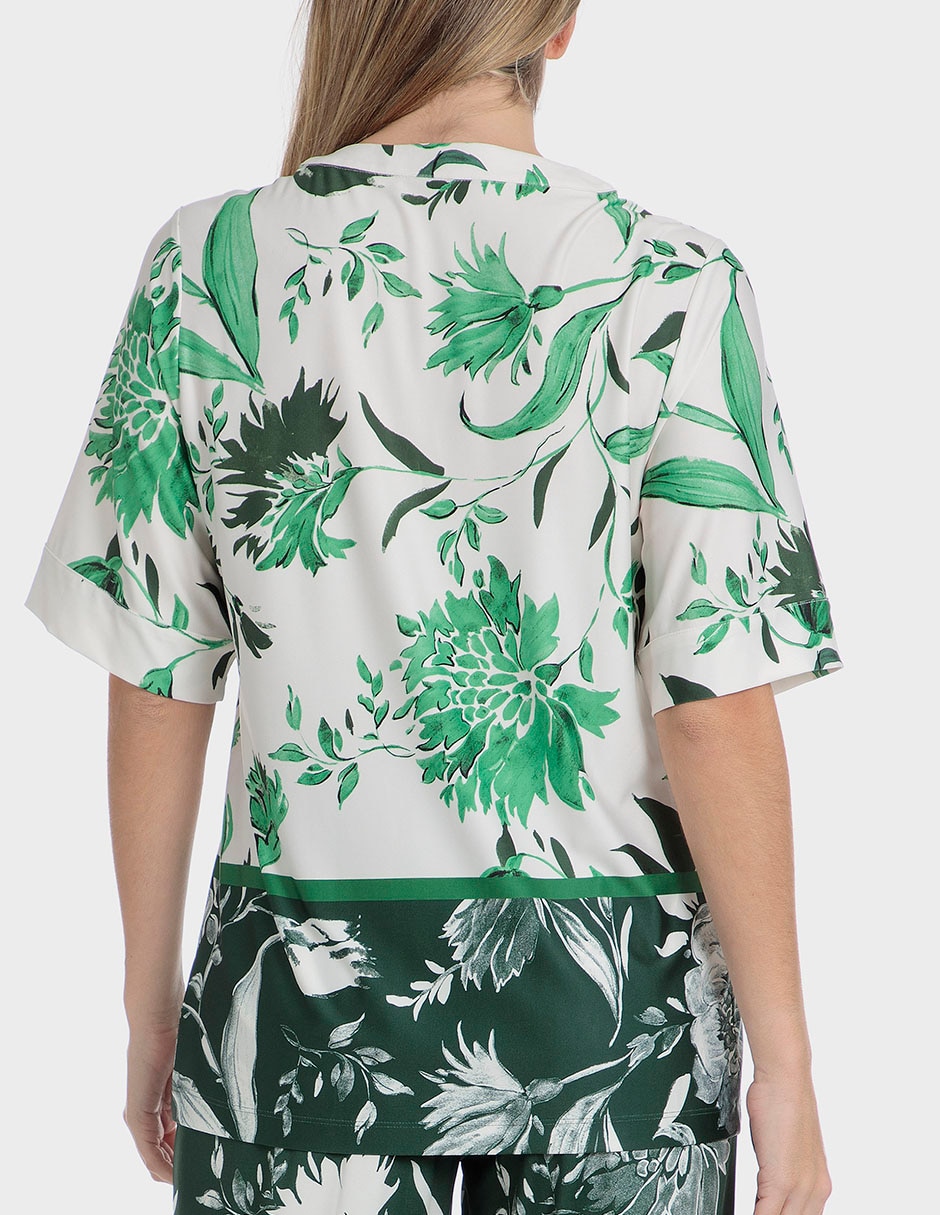 Blusa manga al codo para mujer 2