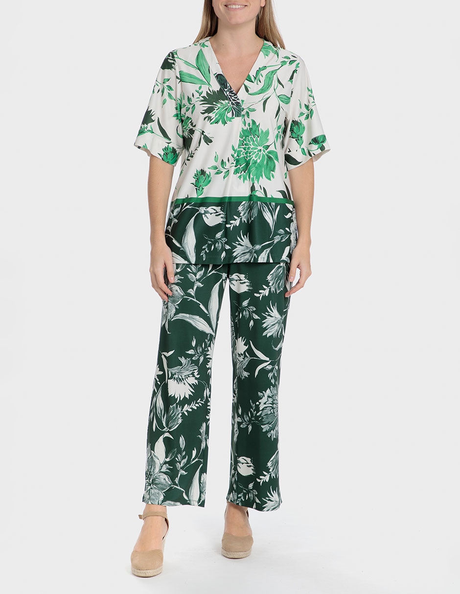 Blusa manga al codo para mujer 3