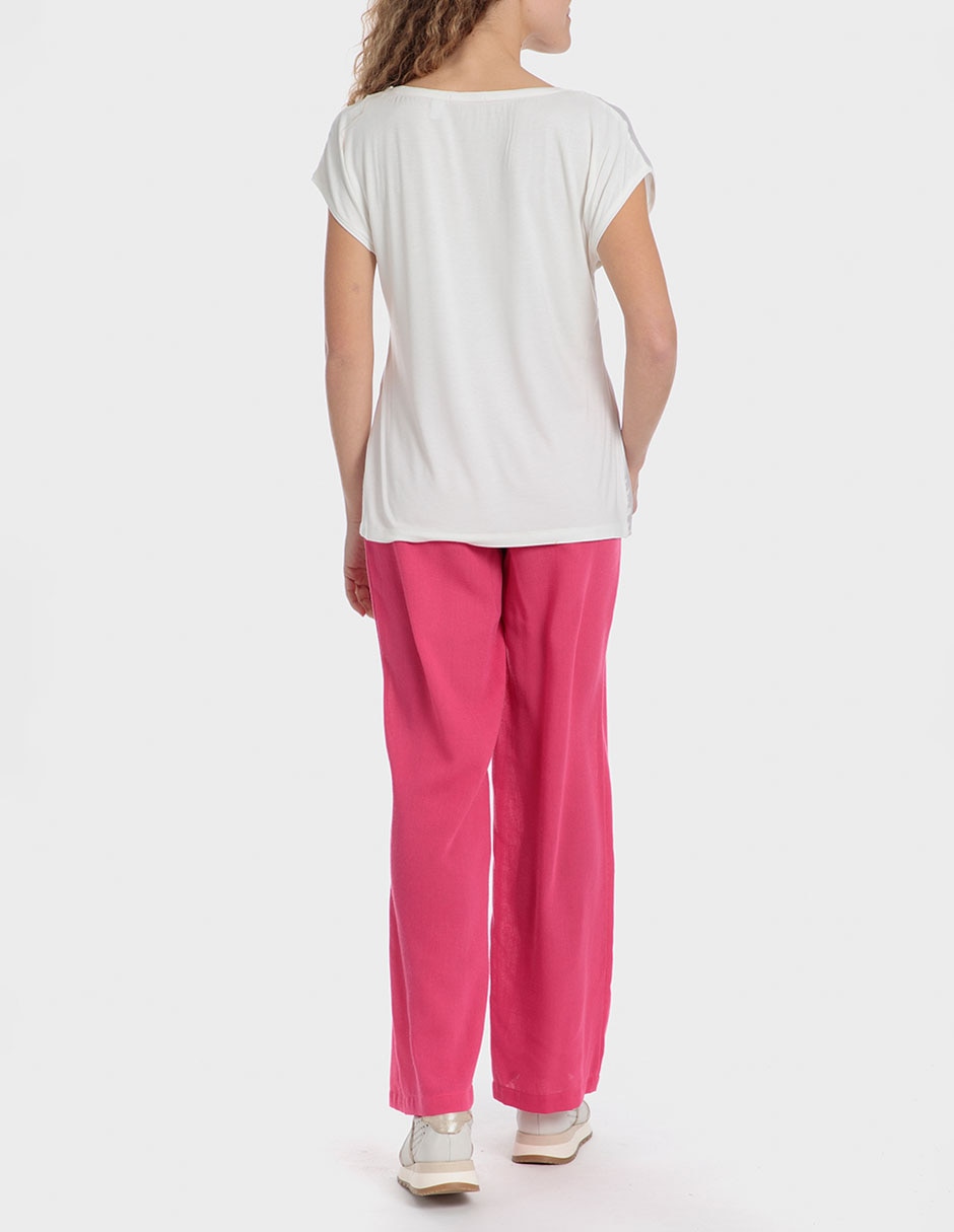 Pantalón relaxed straight para mujer 2
