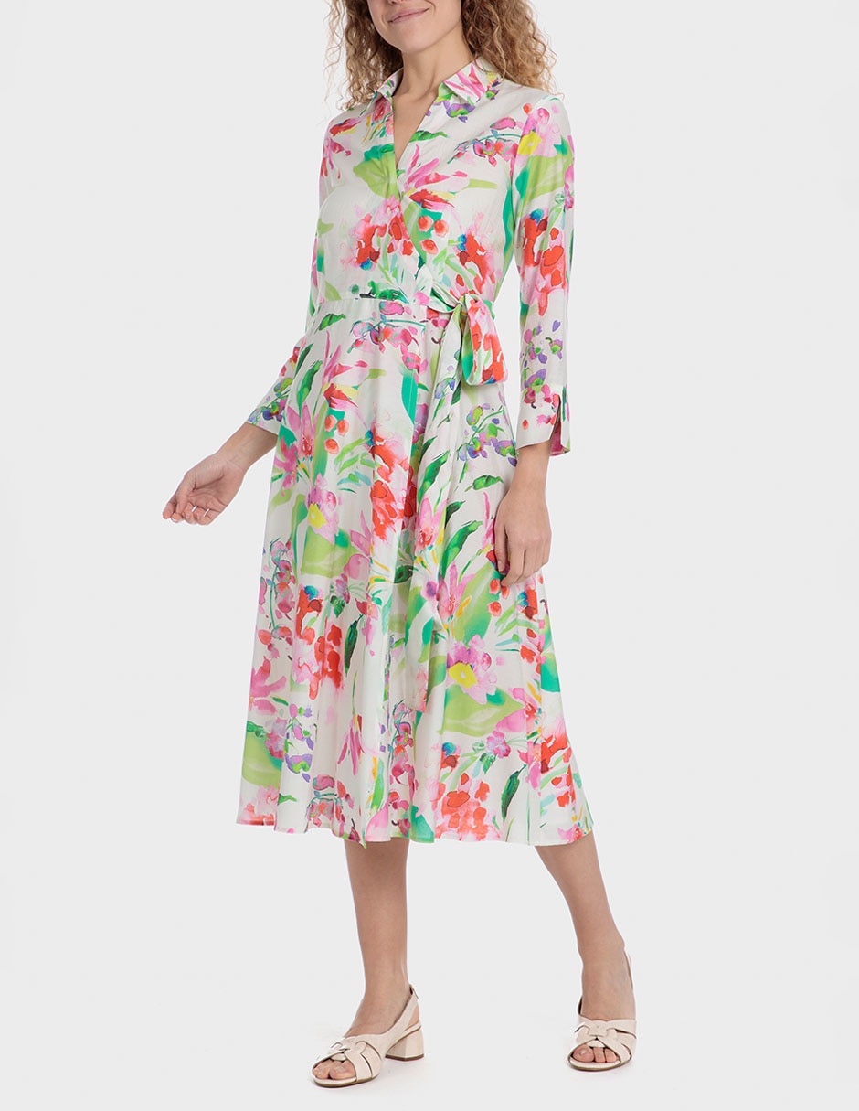 Vestido midi casual para mujer