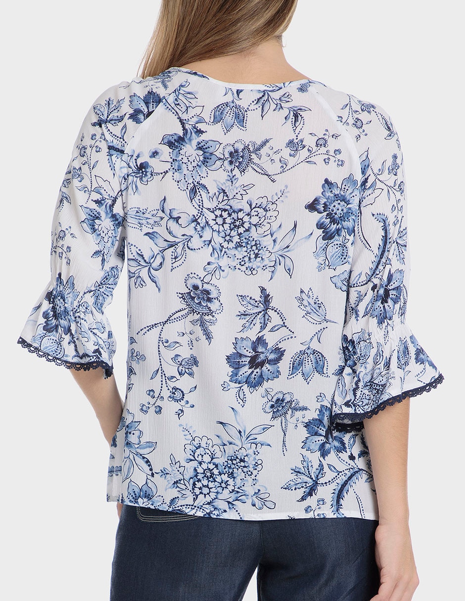 Blusa manga 3/4 para mujer 2