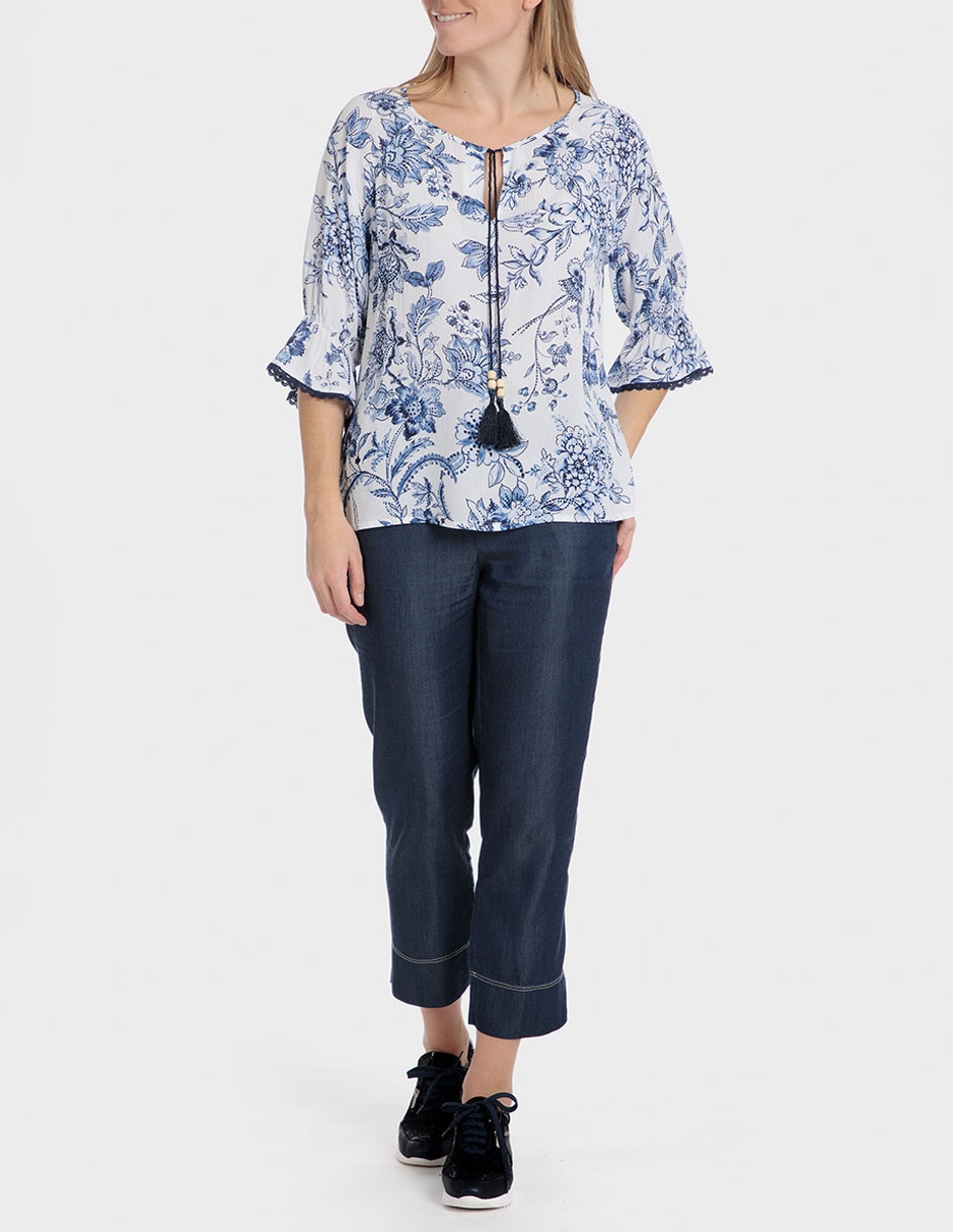 Blusa manga 3/4 para mujer 3
