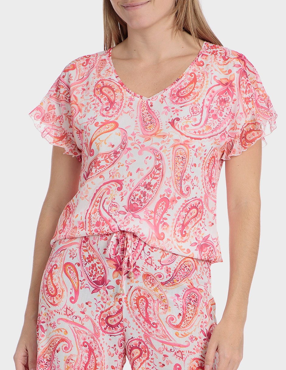 Blusa manga corta para mujer Blusa manga corta para mujer