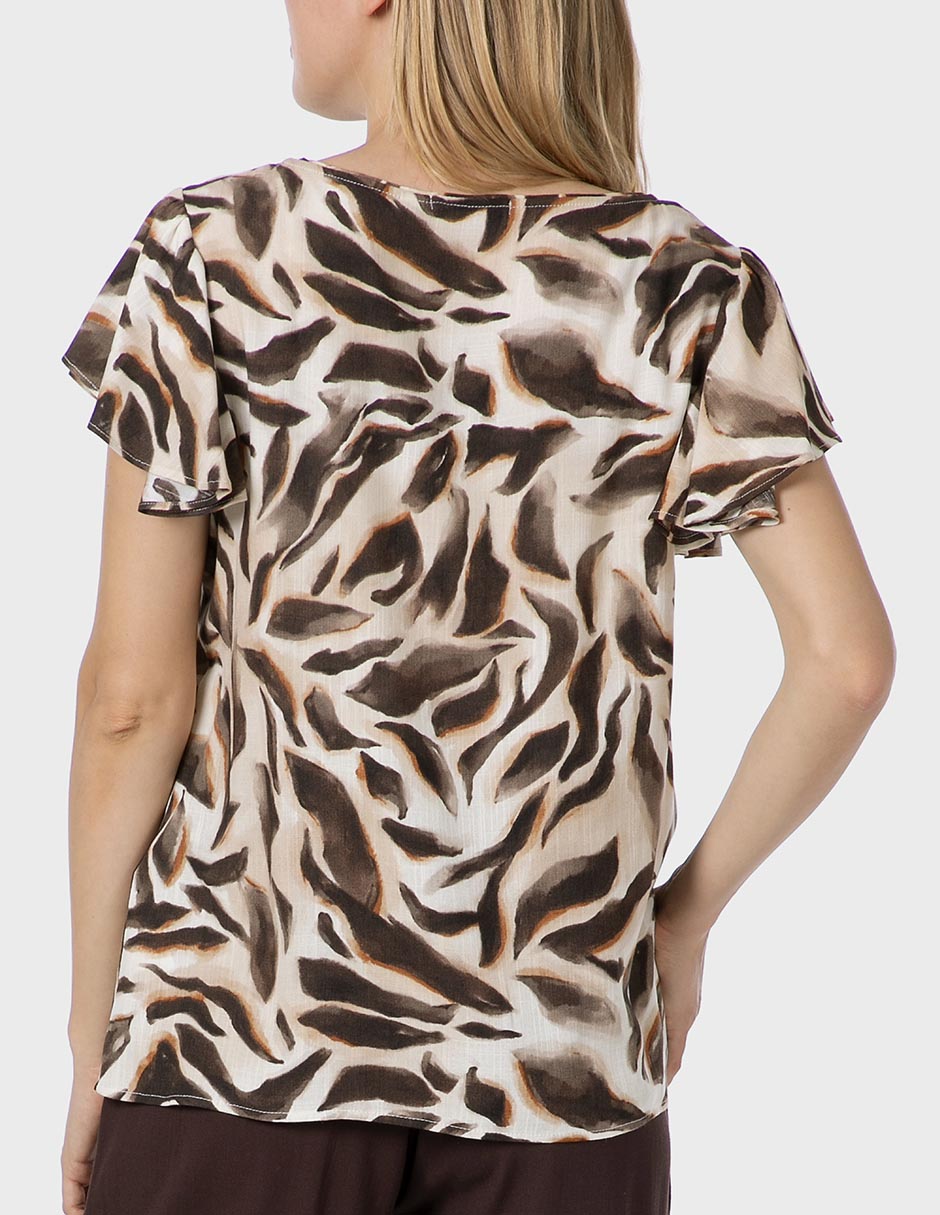 Blusa manga corta para mujer 2