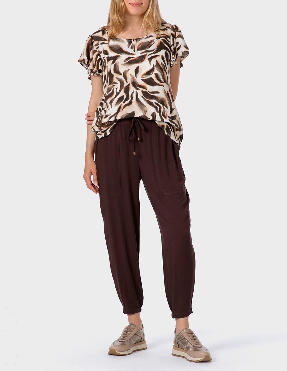 Blusa manga corta para mujer 3