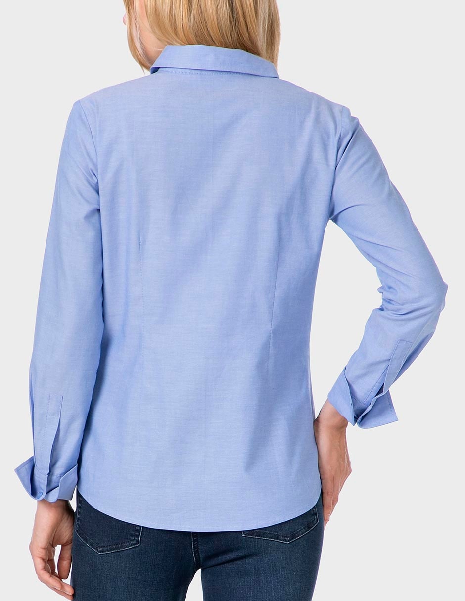 Blusa camisera manga larga para mujer 2