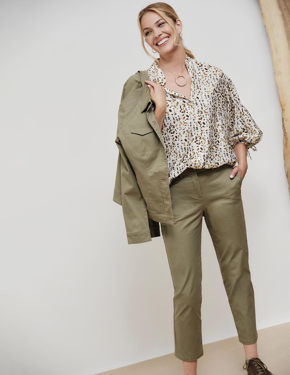 Pantalón capri straight para mujer 2