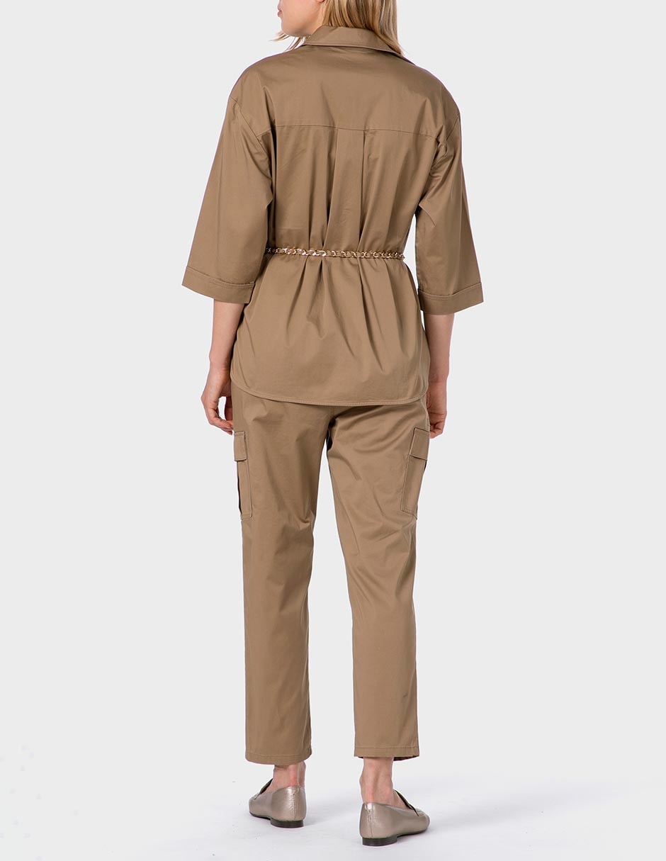 Pantalón cargo straight para mujer 2