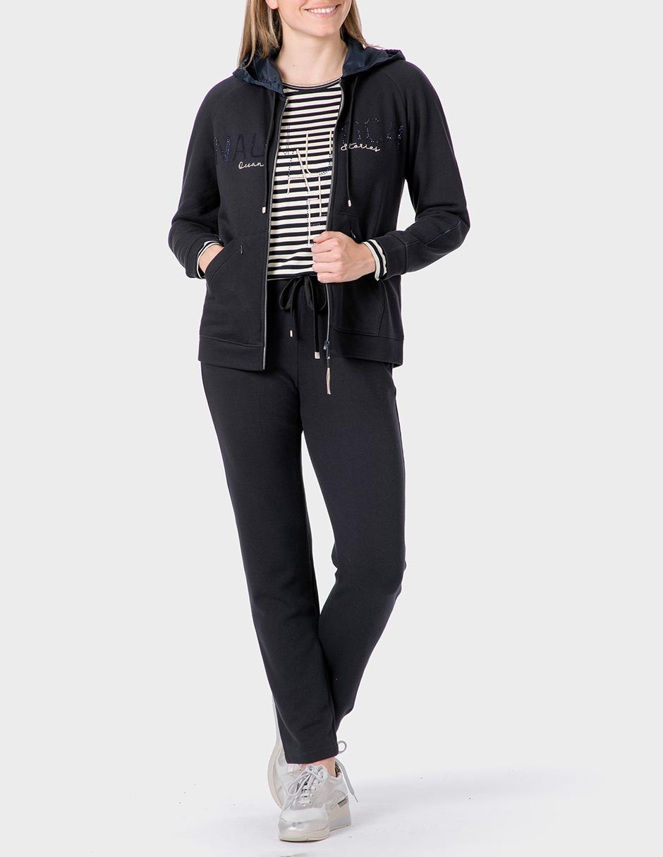 Sudadera con capucha y bolsa para mujer 3