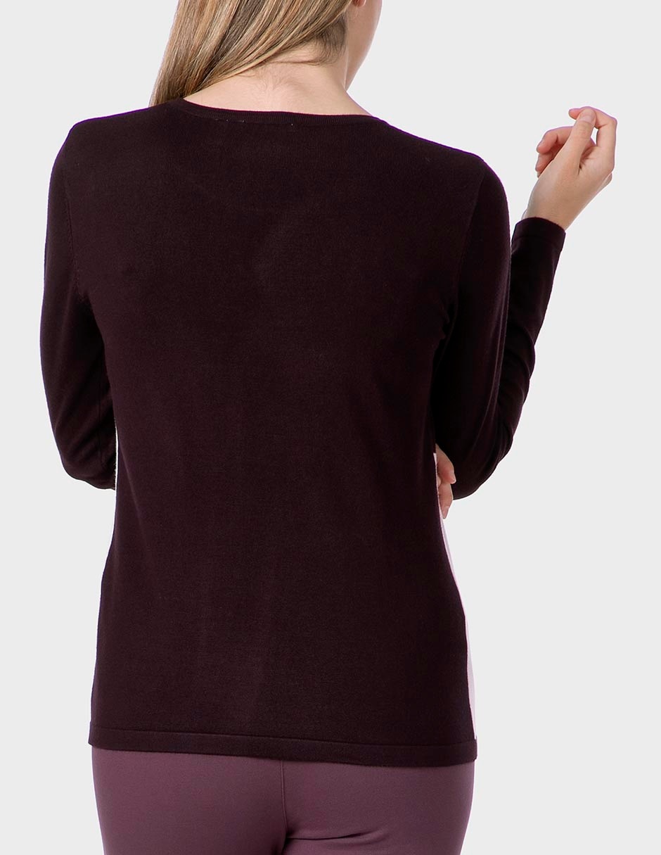 Suéter cuello redondo para mujer 2