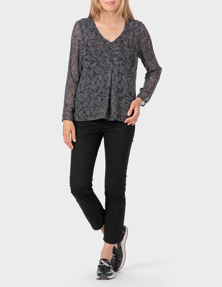 Blusa manga larga para mujer 3
