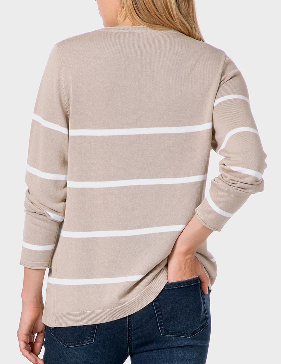 Suéter cuello redondo para mujer 2