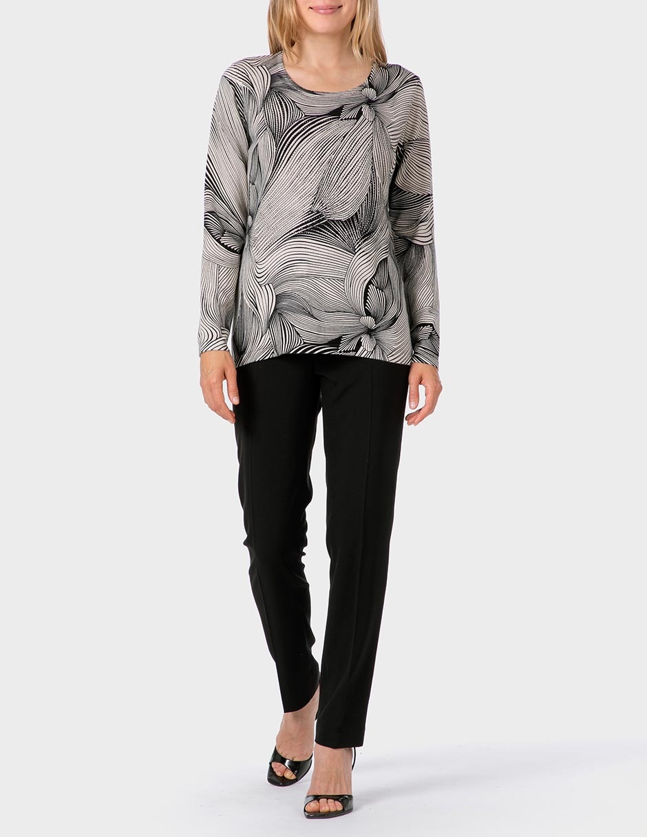 Suéter cuello redondo para mujer 3