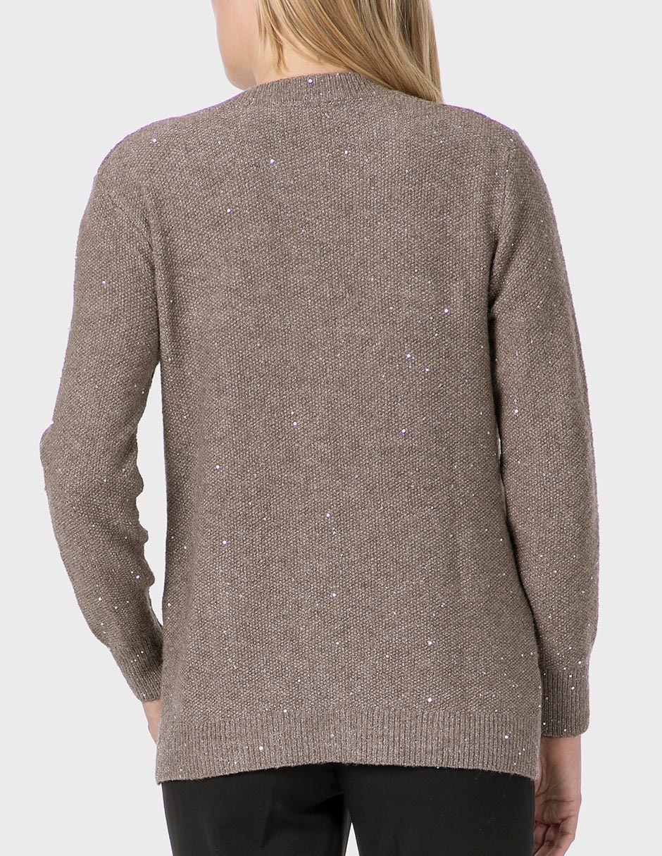 Suéter cuello redondo para mujer 2