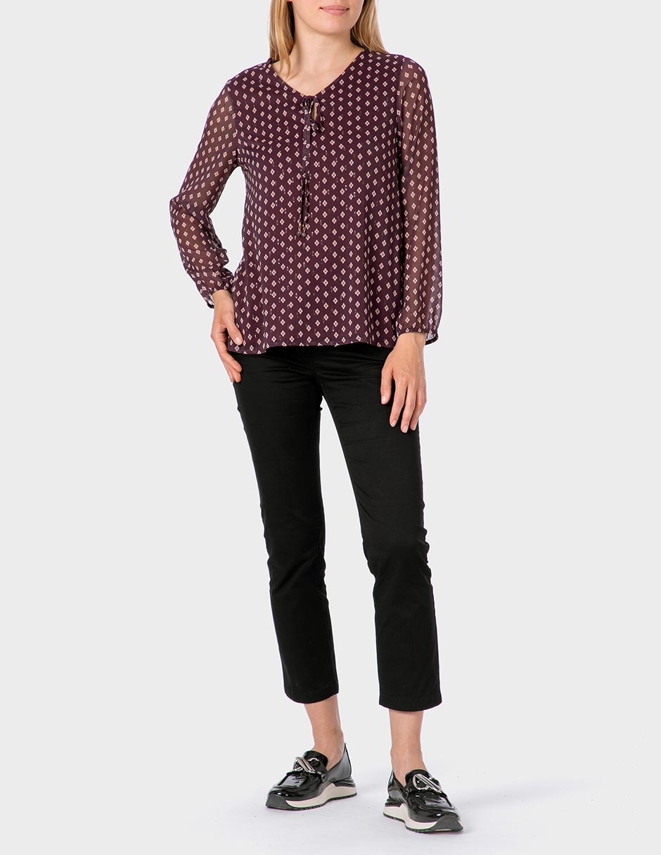 Blusa manga larga para mujer 3