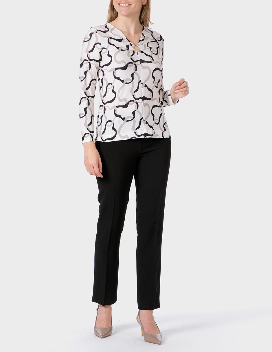 Blusa manga larga para mujer 3
