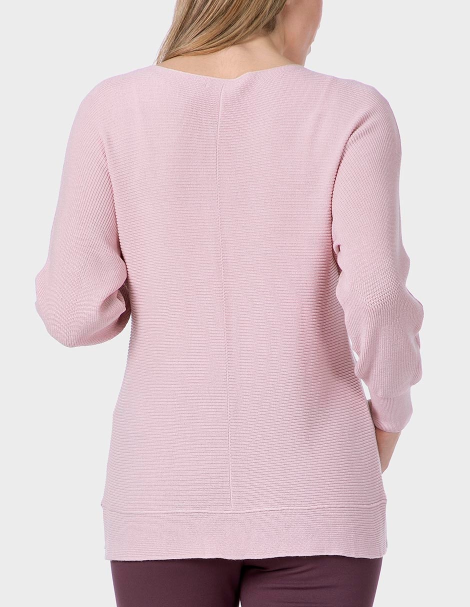 Suéter cuello ojal para mujer 2