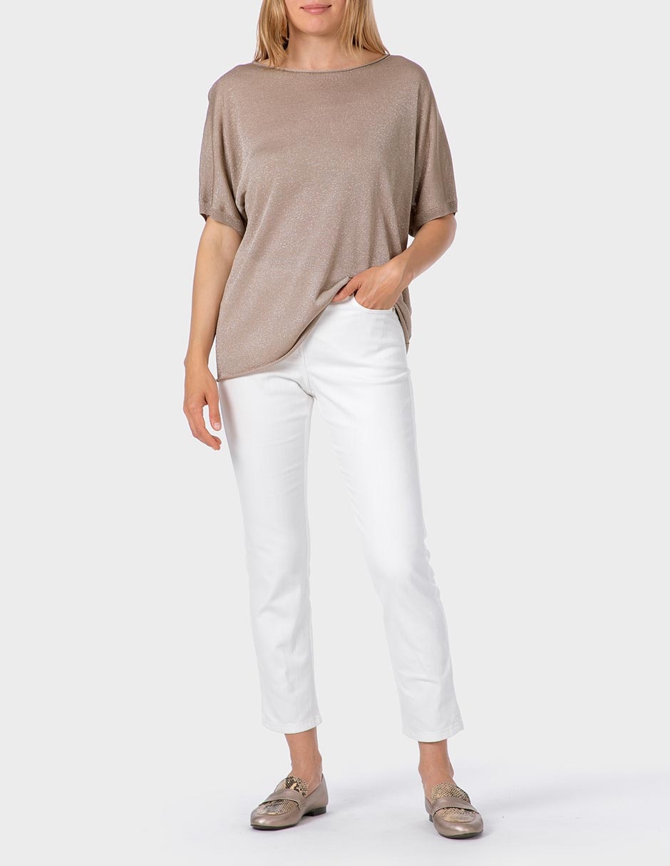 Jeans capri straight para mujer 3