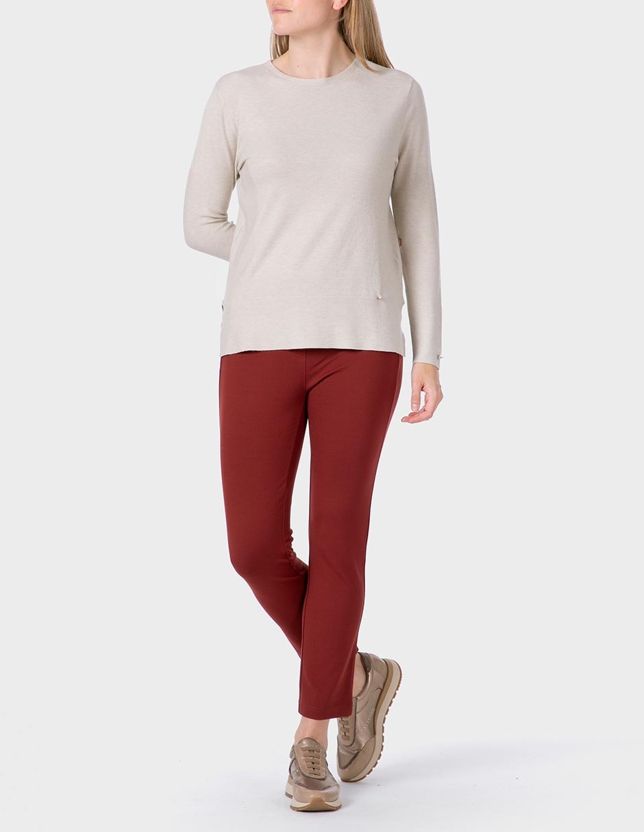Suéter cuello redondo para mujer 3