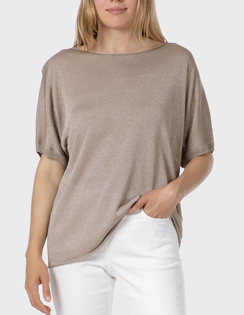 Suéter cuello ojal para mujer Suéter cuello ojal para mujer