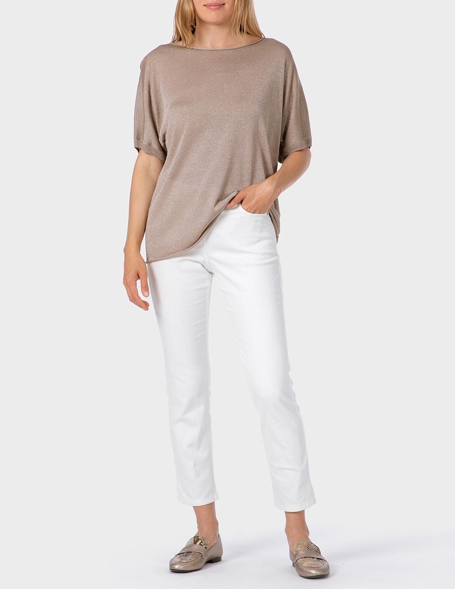 Suéter cuello ojal para mujer 3