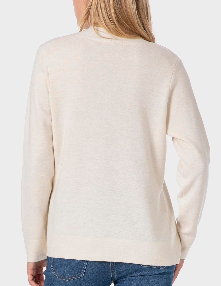 Suéter cuello v para mujer 2