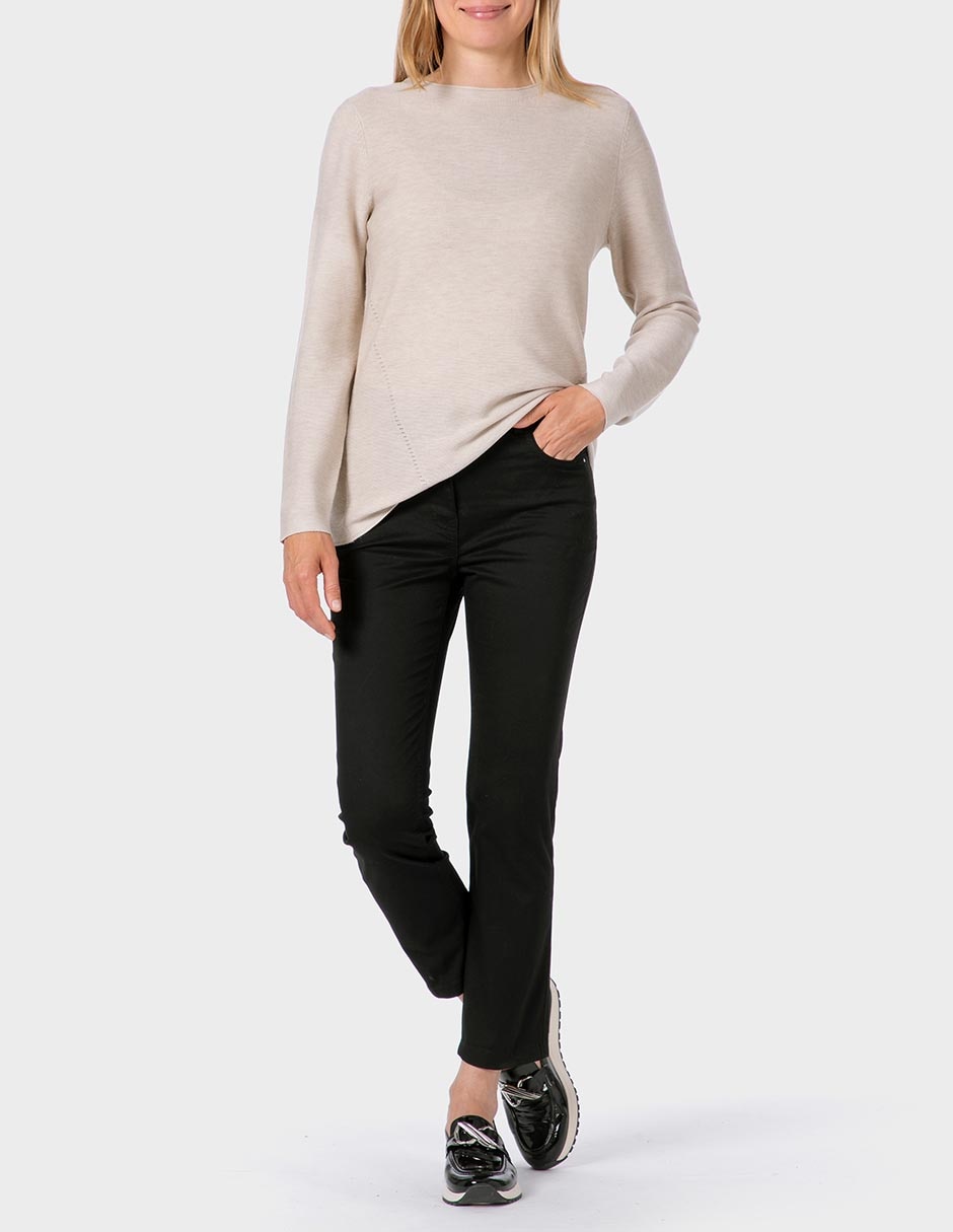Suéter cuello redondo para mujer 3