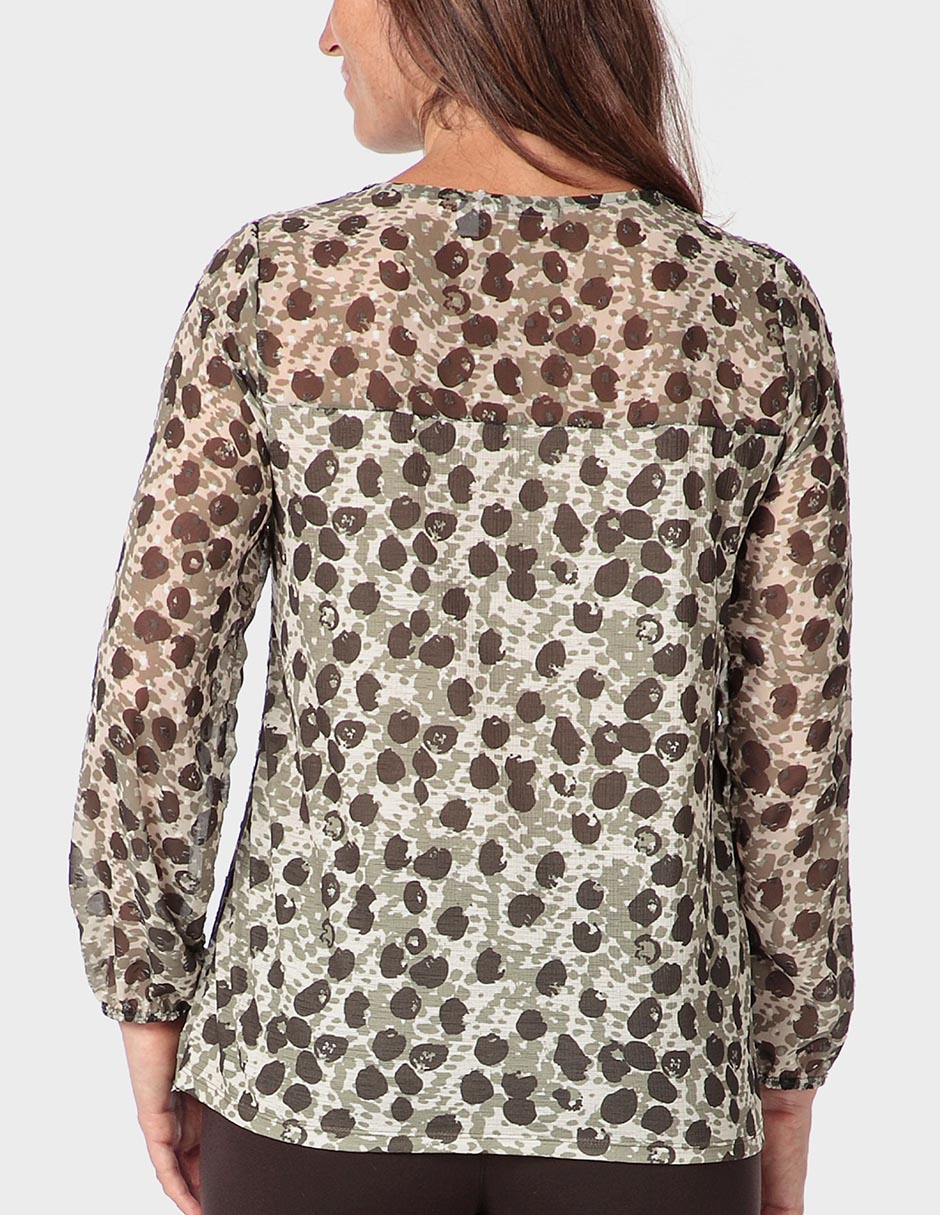 Blusa manga larga para mujer 2