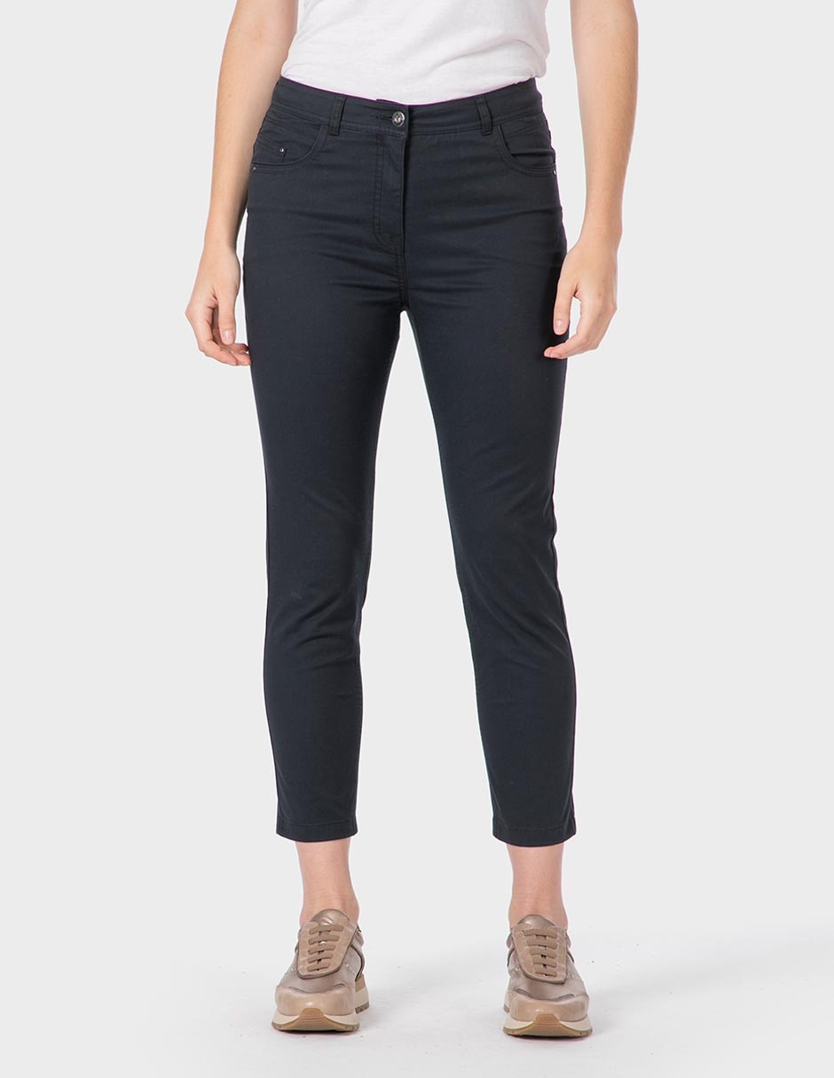 Pantalón capri slim para mujer