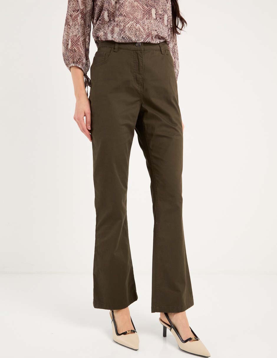 Pantalón acampanado bota para mujer