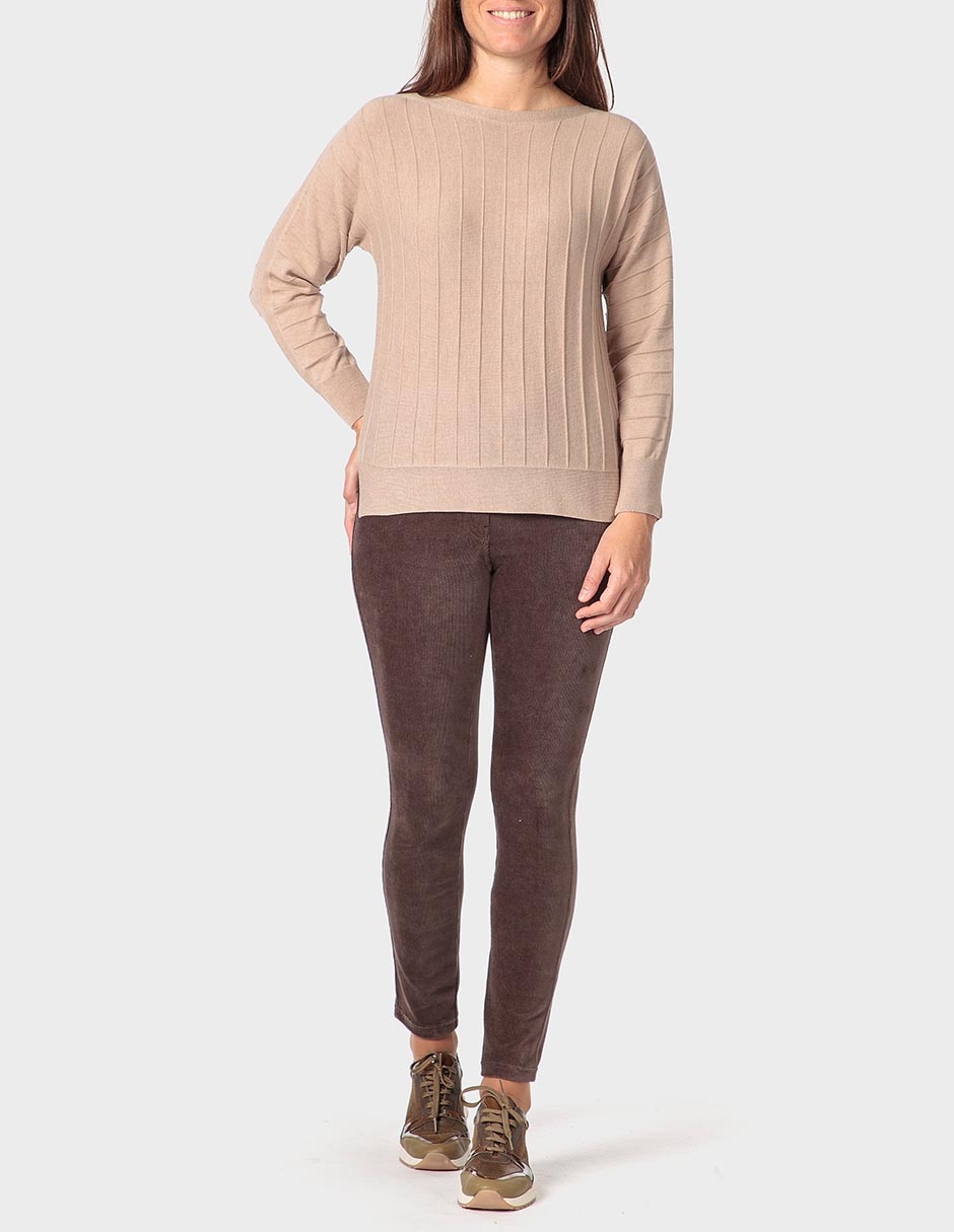 Suéter cuello redondo para mujer 3