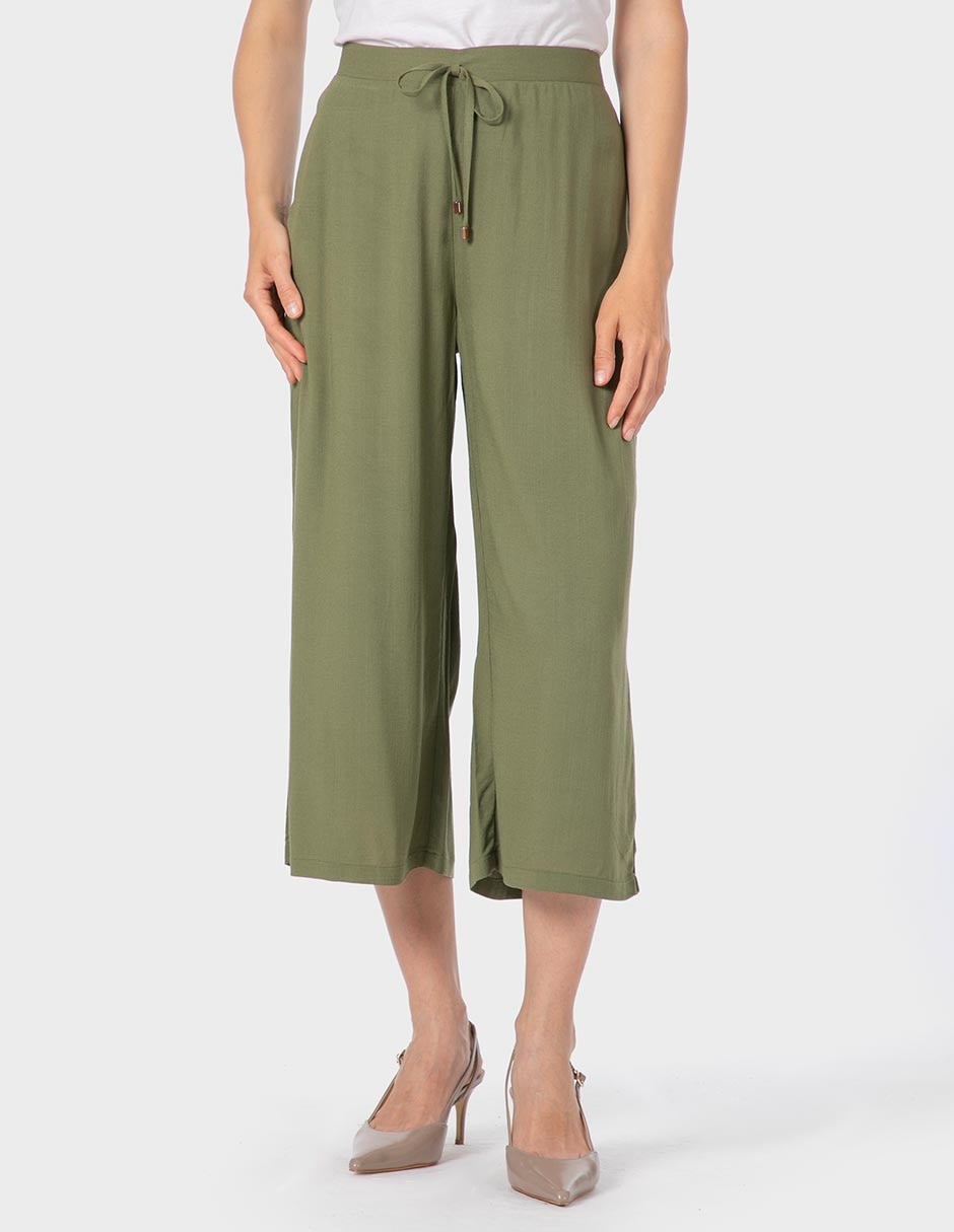 Pantalón relaxed amplio para mujer