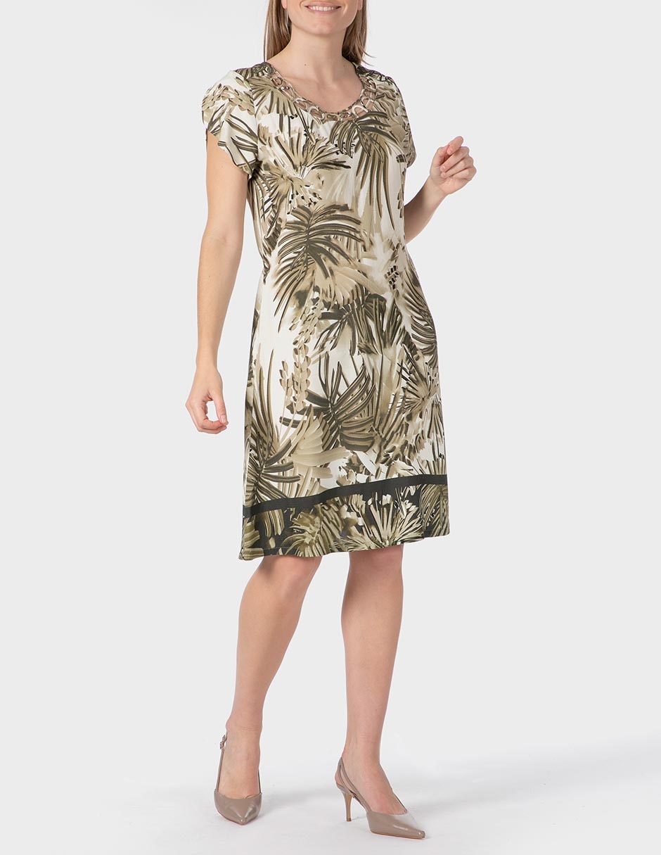 Vestido a la rodilla casual para mujer Vestido a la rodilla casual para mujer