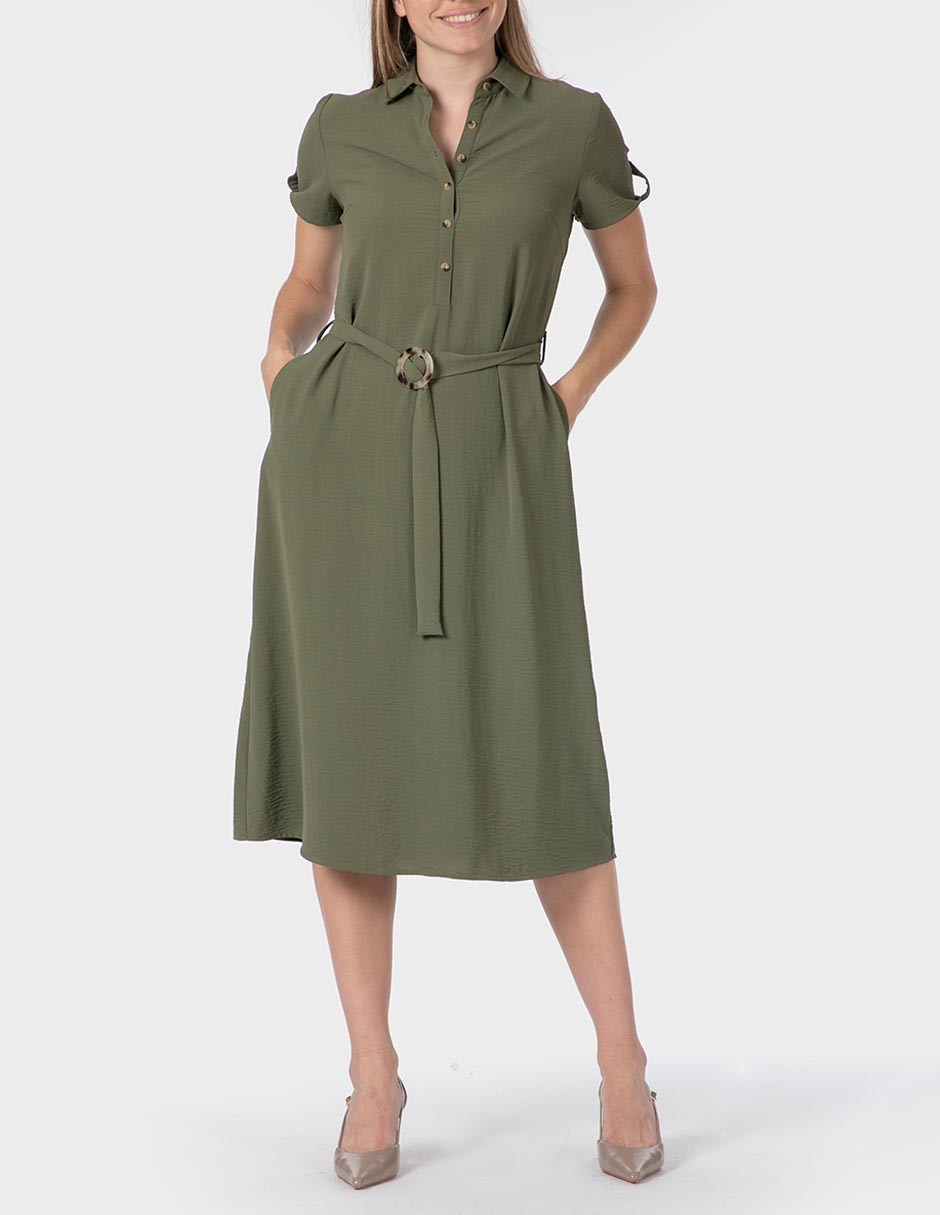 Vestido midi casual para mujer