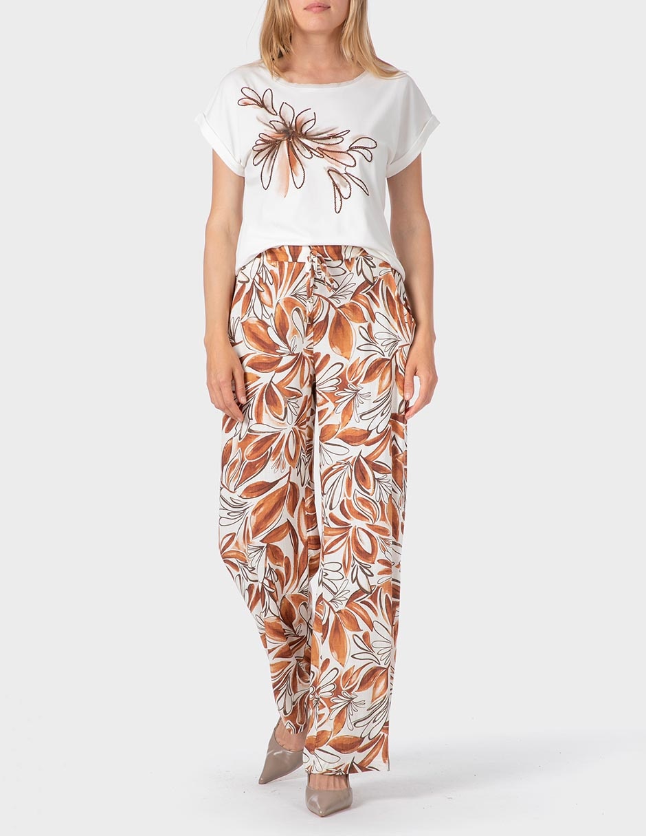 Pantalón relaxed amplio para mujer 3