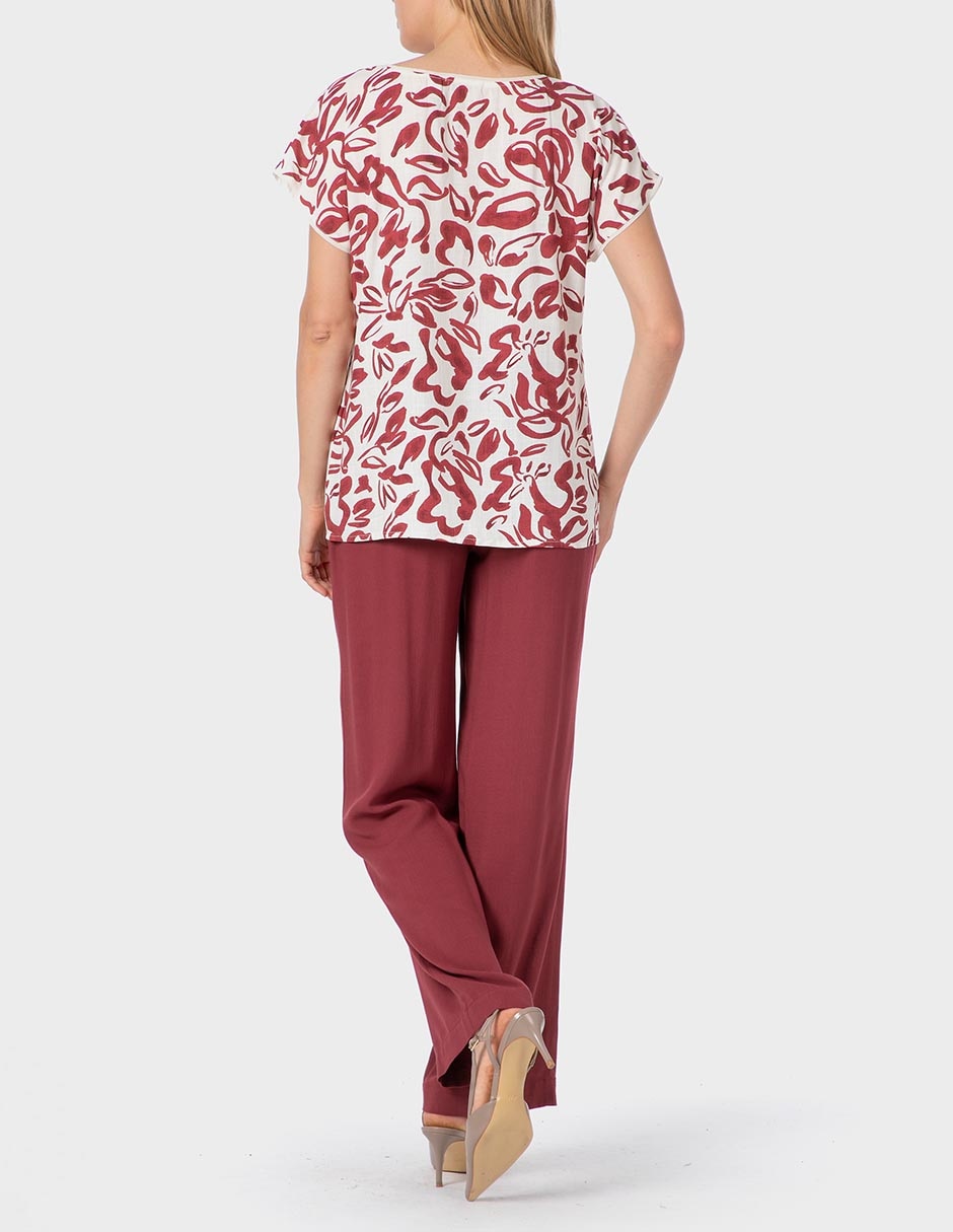 Pantalón easy pant straight para mujer 4