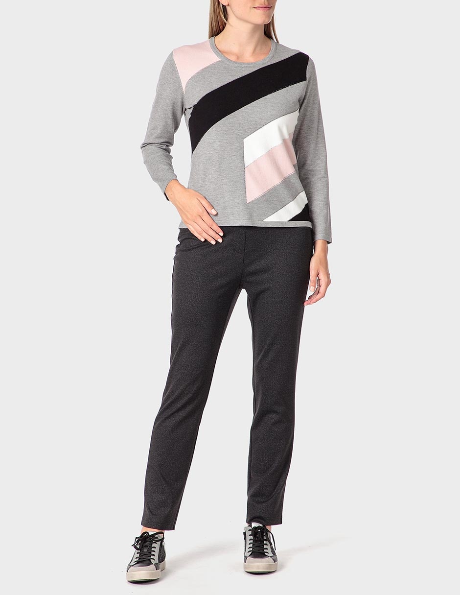 Suéter cuello redondo para mujer 3