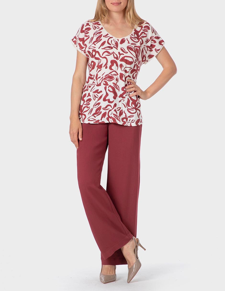 Blusa manga corta para mujer 3