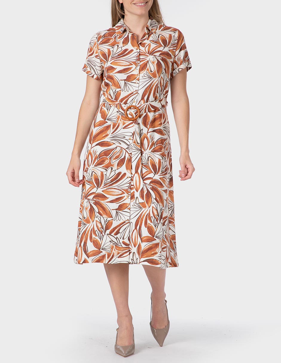 Vestido midi casual para mujer
