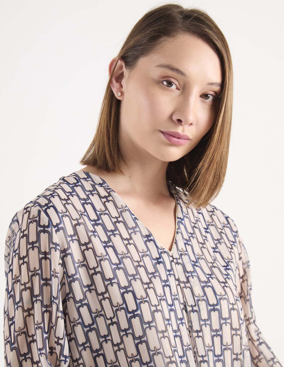 Blusa manga larga para mujer 4