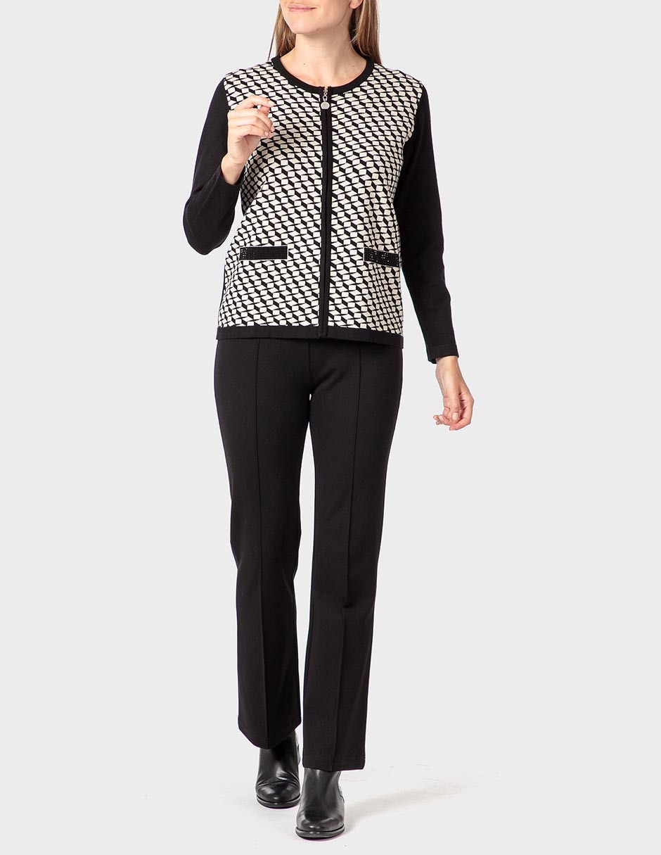 Suéter cuello redondo para mujer 3