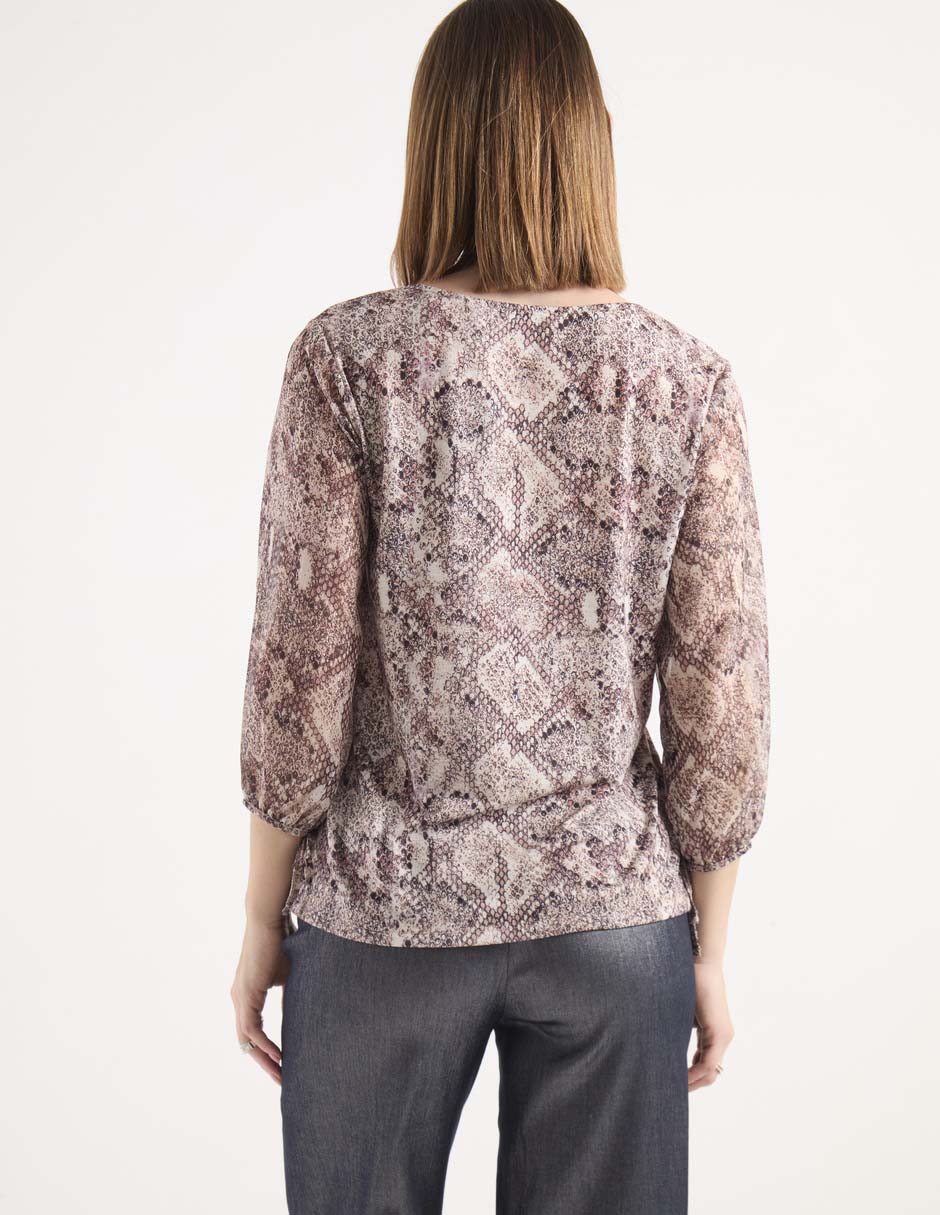 Blusa manga 3/4 para mujer 2
