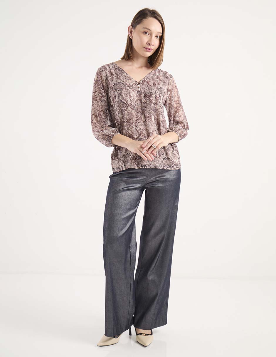 Blusa manga 3/4 para mujer 3