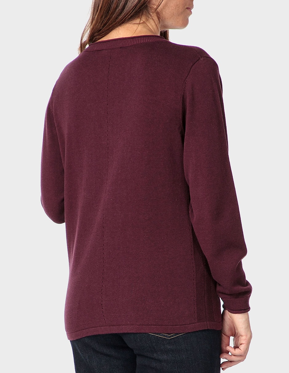 Suéter cuello v para mujer 2