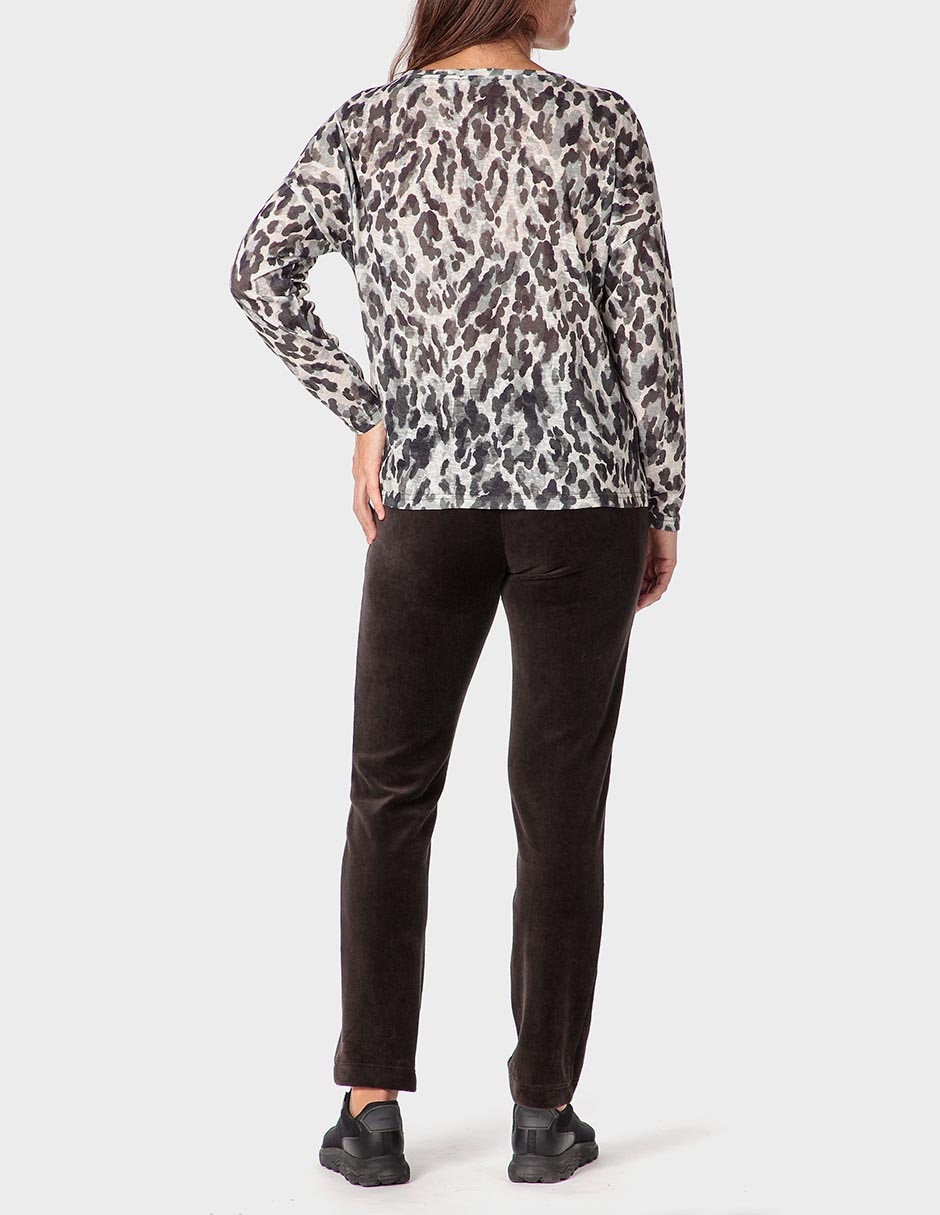 Blusa manga larga para mujer 4