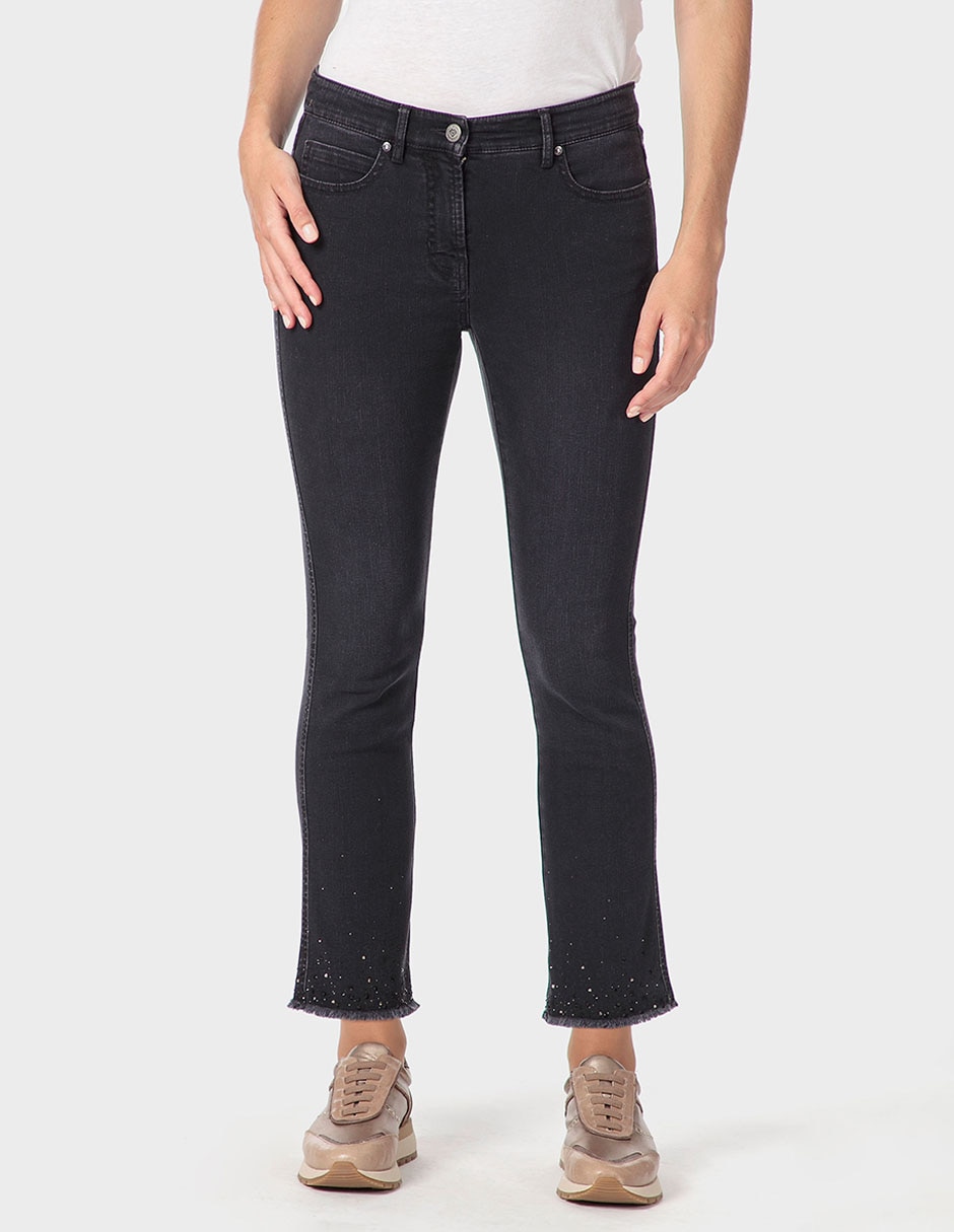 Pantalón acampanado straight para mujer