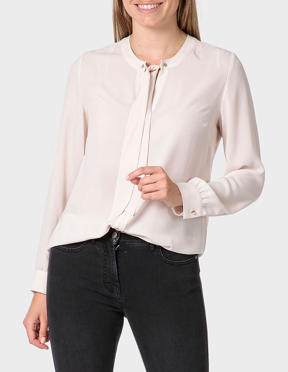 Blusa manga larga para mujer