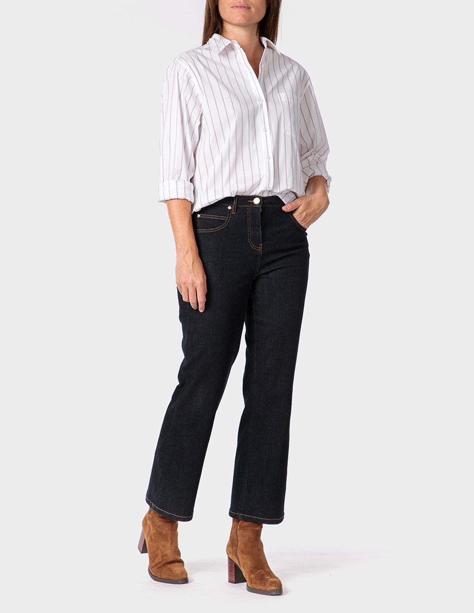 Blusa camisera manga larga para mujer 3