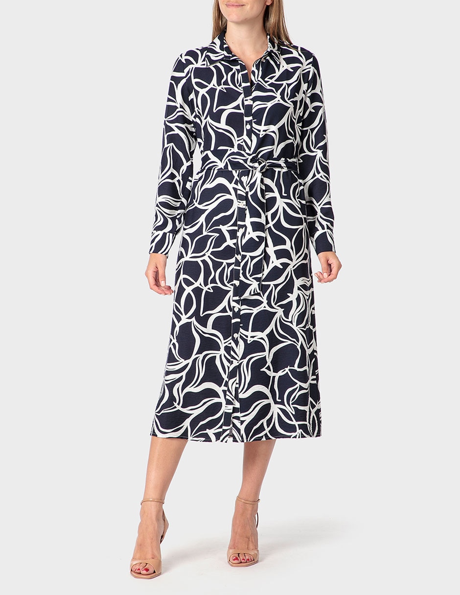 Vestido midi casual para mujer Vestido midi casual para mujer